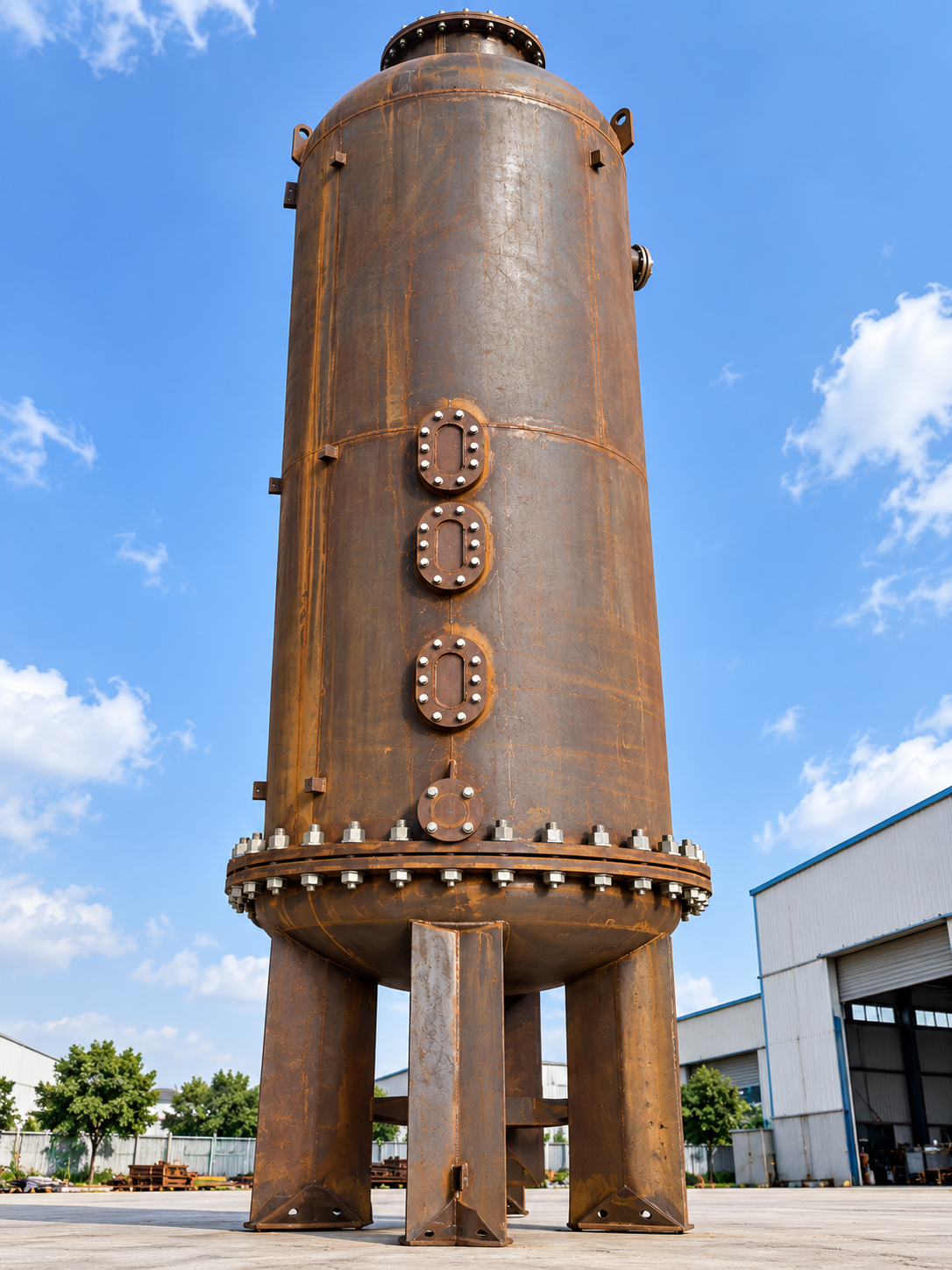 Horizontal Cement Storage Silo